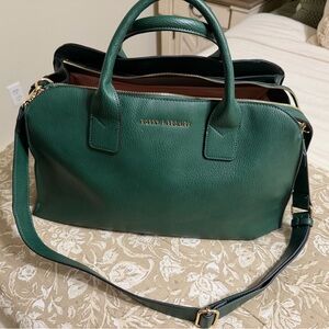Poppy & Peonies Uptown Tote in Heritage Green